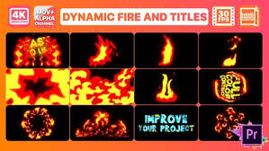 This is an amazing pack to create cartoonish and real visual effects like fire, water, smoke and more. Dynamic Fire And Titles Premiere Pro Mogrt In 2020 Premiere Pro Dynamic Free Download