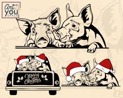 Download Pigs Svg Files For Cricut Christmas Farm Animals Clipart Etsy Christmas Farm Cricut Animals Animal Clipart PSD Mockup Templates