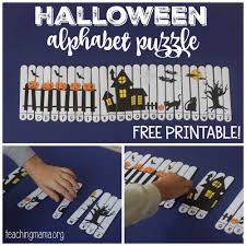 Use these resources to find free printables for kids and parents. Halloween Alphabet Puzzle