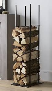 Frame Indoor Outdoor Log Holder Reviews Crate And Barrel In 2021 Firewood Storage Indoor Firewood Stand Wood Dining Room