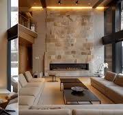ᑕ❶ᑐ Stunning Backlit Onyx Stone Electric Fireplace Wall