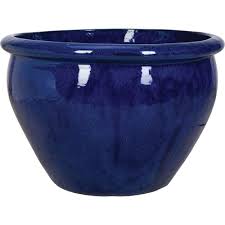 Overstock.com has been visited by 1m+ users in the past month 12 In Falling Blue Ceramic Tubb Planter Ggc 299b Fb The Home Depot