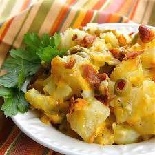 Turn into mixer bowl and beat until fluffy. Sweet Potato White Potato Salad Recipe Allrecipes