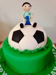 Design based on a wonderful cake by allthingscake. First Birthday Football Cake Novocom Top