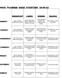 Pin By Izette Van Der Westhuizen On Yummmmmyyyyy Workout Food Free Paleo Meal Plan Clean Eating Meal Plan