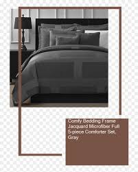 Whether your style is traditional or modern, there's something to accent your bedroom in our vast selection. Comfy Bedding Frame Jacquard Microfiber Full 5 Piece Masculine Comforter Sets Hd Png Download 735x1100 5742710 Pngfind