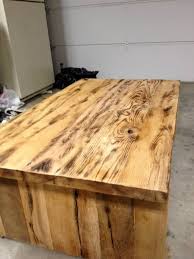 Oak Table Sanded Down Then Torched To Bring Out The Natural Wood Grains Fun Way To Work On Wood But Oak Table Country Roads Take Me Home Popular Woodworking