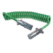 Repair or replace your trailer wiring or connectors with replacement parts at camping world. Grote Trailer Wiring Coil Cord 15 Green Polyurethane 1 8 2 10 4 12 Ga