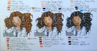 Danas Inspirations Prisma Skin And Hair Chart