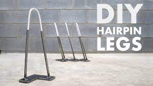 Make sure the legs fit well against the table. How To Make Hairpin Table Legs Easy Youtube