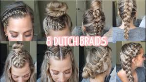 More sections equal smaller braids, larger sections will look extra fresh with this side cornrows with weave hairstyle. 8 Dutch Braid Hairstyles You Need To Try Short Medium Long Hair Youtube