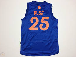 25 while starring for simeon in chicago. Derrick Rose 25 New York Knicks Nba Adidas Swingman Blue Christmas Day Jersey 1847688406