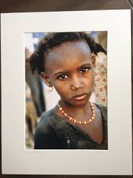 BRUCE BLUM SIGNED COLOR Photo Print (16" X 20")-"Young Girl with Necklace " 