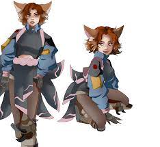 kanezaka fox girl 2. after my huge dumb mistake last time, i decided to  just give her my own design.. hope you'll like it : r/Overwatch