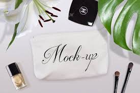 White Cosmetic Bag Mock Up Psd Smart Jpg Styled Etsy Free Packaging Mockup Design Mockup Free Mockup