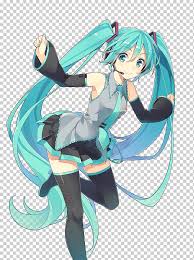 One thing that a lot of anime characters with blue hair have in common is that they have bold bangs and strong lines in their hair. Blue Haired Female Anime Character Hatsune Miku Project Diva F Hatsune Miku And Future Stars Project