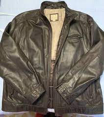 Beautiful Mens Xl Dark Brown Leather Jos A Bank Jacket Mens Jacket Black Brown Leather Bomber Jacket Mens Jackets