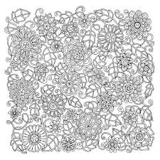 38+ coloring pages trees plants and flowers for printing and coloring. Autochrome Flowers And Vines Ii Coloring Canvas Coloring Canvas Circle Doodles Doodle Background