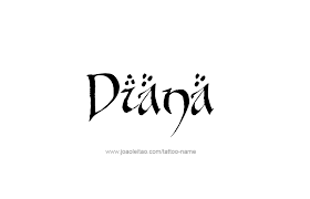 Profesional body piercing — ver todas las joyas disponibles. Diana Name Tattoo Designs