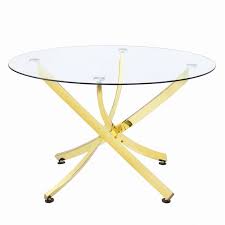 2) 100622 at the furniture mall. Coaster Beckham Chanel Brass Dining Table 108441 Jim S Appliance And Furniture Boise Id