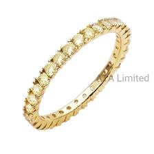 multi color cz paved 14k gold plated