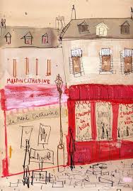 Montmartre Paris Art Signed Giclee Print From Parisian Etsy In 2020 Paris Drawing Paris Art French Wall Art