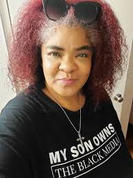 My Mom supporting her Son at his Black Job