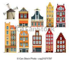 Eps Vectors Of Dutch Houses Vector Illustration Of Simple Dutch Houses Csp21071797 Search Clip Art Illu House Illustration Dutch House Amsterdam Houses