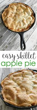 That is my husband's department. Easy Skillet Apple Pie Recipe Written Reality