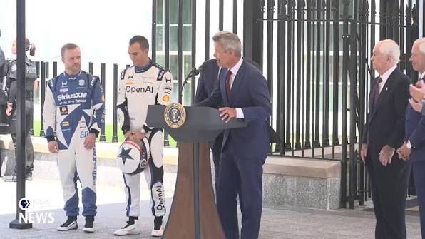 Trump Honors Freedom 250 Grand Prix Drivers at White House