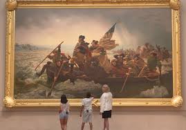 On december 25, 1776, general george washington and a small army of 2400 men crossed the delaware river at mcconkey's ferry, in bucks county, pennsylvania, on their way to successfully attack a hessian garrison of 1500 at trenton, new jersey. Can A Painting Tell More Than One Story Metkids Looks At Washington Crossing The Delaware The Metropolitan Museum Of Art