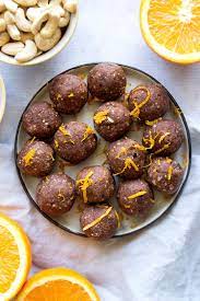 Chocolate Orange Bliss Ball Truffles Sprinkle Of Green Recipe Raw Food Recipes Snacks Food