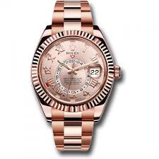 Rolex Sky Dweller Rose Gold Roman Dial 326935
