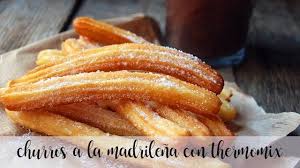 Churros A La Madrilena Con Thermomix Recetas Para Thermomix Recipe In 2020 Homemade Churros Recipe Homemade Churros Churros