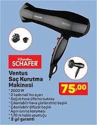 Schafer Ventus Sac Kurutma Makinesi Indirimde Market