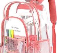 Amazon.com | Keepcross Large Clear Backpack for School ...
