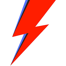 Bowie Lightening Bolt In Neon Colours On A T Shirt David Bowie Tattoo Bowie Tattoo Lightening Bolt Tattoo