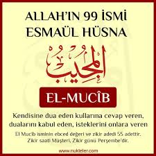 Ya Mucib Esmasi Anlami Zikri Ve Fazileti S Word Words Dua