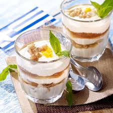Griechisches Schichtdessert Rezept Rezepte Griechisches Essen Schichtdessert