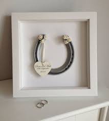 Personalised Wedding Horseshoe Traditional Bridal Gift Wedding Bouquet Framed Or Gift Boxed Bridesmaid Flower Girl Gift Wedding Horseshoes Flower Girl Gifts Wedding Frames