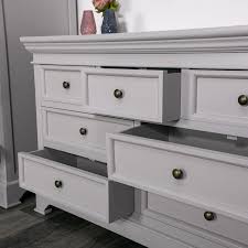 Maybe you would like to learn more about one of these? Large Grey 7 Drawer Chest Daventry Dove Grey Range