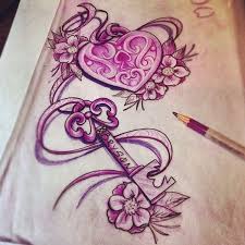 One such tattoo is the lock and key tattoos. Bow Lock Key Tattoo Design Bow Key Tattoo Design Ideas We Know How To Do It