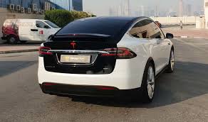 Tesla model x long range, plaid. Tesla Model X Black Stripe Wrap Wrapstyle