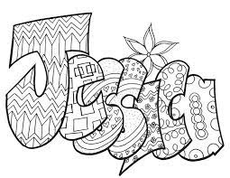 Jessica Custom Stevie Doodle Free Printable Coloring Page Stevie Doodles Love Coloring Pages Name Coloring Pages Coloring Pages