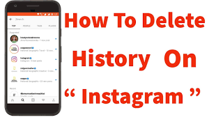 Select people from the list below or tap search. How To Delete Instagram Account Search History Know It Info