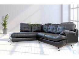 Large sectional sofas are a wonderful piece of furniture to use in a living room or front room. Verona Left Large Corner Black Faux Leather Sofa W Headrest