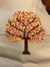 In this channel you learn how to embroidery on shirt frock , sleeves or any other clothes and craft ideas hand work and paper work amazing. Fo Country Living Autumn Tree Crossstitch