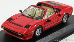 Ferrari 328 gts magnum pi. Best Model 9742 Scale 1 43 Ferrari 308 Gts Spider Personal Car Tom Sellek Magnum P I Seconda Serie 1980 Red