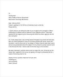 A scholarship application letter is a letter which an applicant who wishes to study in an educational institution and lacks financial backing would send to. Free 10 Sample Scholarship Application Letter Templates In Pdf Ms Word Google Docs Pages