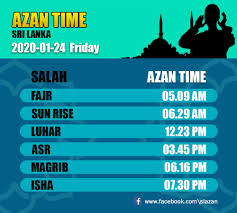 Maybe you would like to learn more about one of these? Sri Lankan Azan Time Friday Azan Time Sri Lanka Facebook
